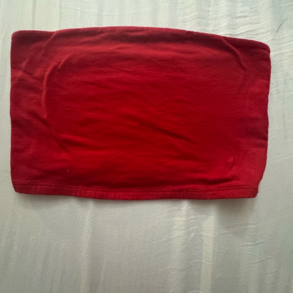 Garage Red Tube Top